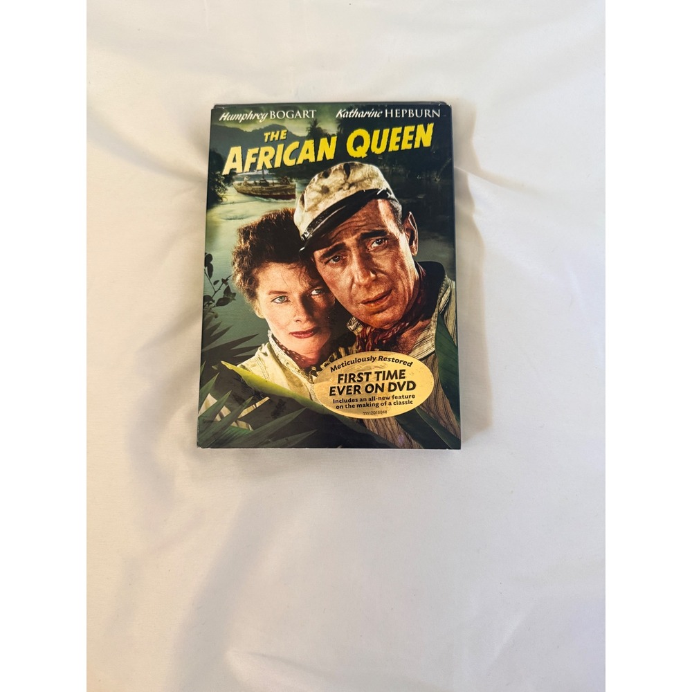 The African Queen DVD Humphrey Bogart Katharine Hepburn Restored Classic NEW